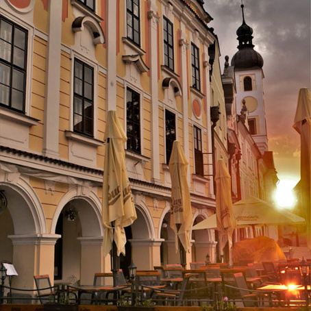 Hotel U Černého orla in Telč, Czech Republic